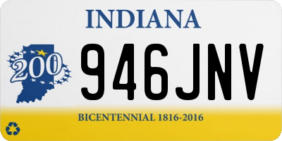 IN license plate 946JNV
