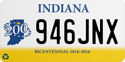 IN license plate 946JNX