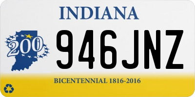 IN license plate 946JNZ