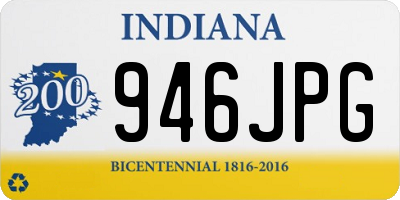 IN license plate 946JPG