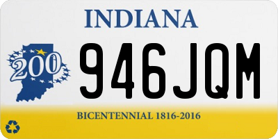 IN license plate 946JQM
