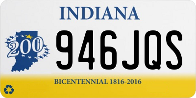 IN license plate 946JQS