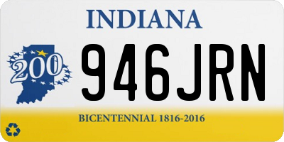 IN license plate 946JRN