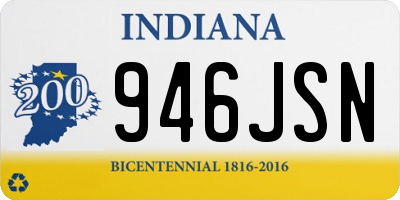 IN license plate 946JSN