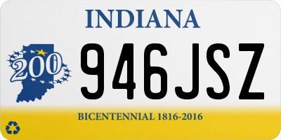 IN license plate 946JSZ