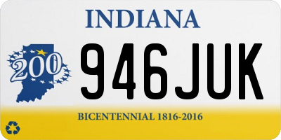 IN license plate 946JUK