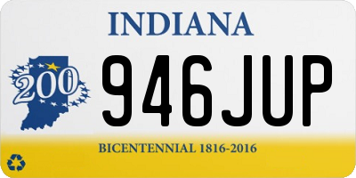 IN license plate 946JUP