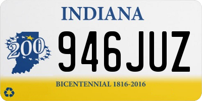 IN license plate 946JUZ