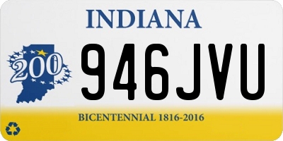 IN license plate 946JVU
