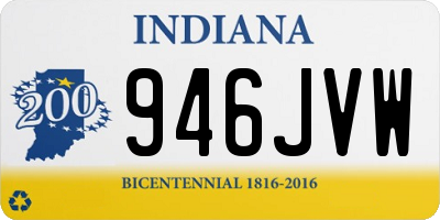 IN license plate 946JVW