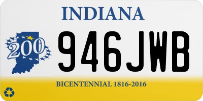 IN license plate 946JWB