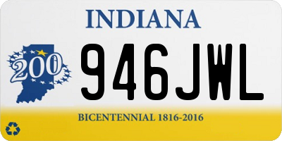 IN license plate 946JWL