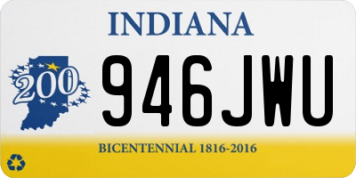 IN license plate 946JWU