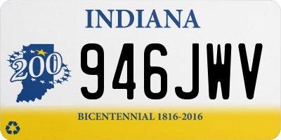 IN license plate 946JWV