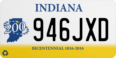 IN license plate 946JXD