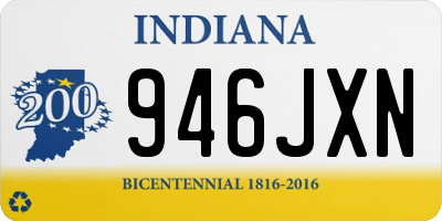 IN license plate 946JXN