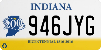 IN license plate 946JYG