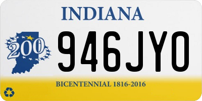 IN license plate 946JYO
