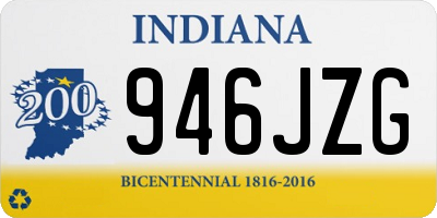 IN license plate 946JZG