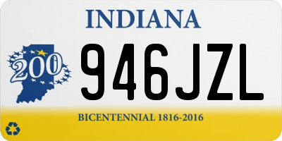 IN license plate 946JZL