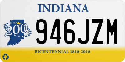 IN license plate 946JZM