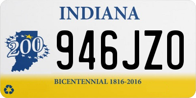 IN license plate 946JZO