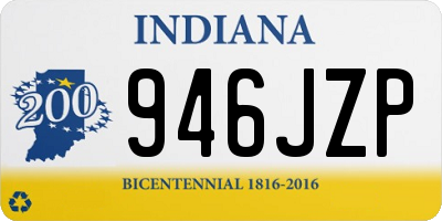IN license plate 946JZP