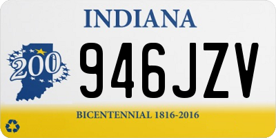 IN license plate 946JZV