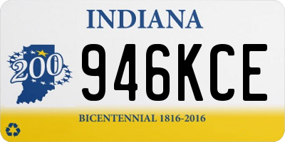 IN license plate 946KCE