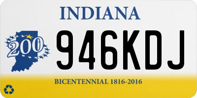 IN license plate 946KDJ