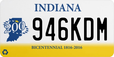 IN license plate 946KDM
