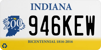 IN license plate 946KEW