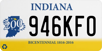IN license plate 946KFO
