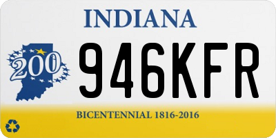 IN license plate 946KFR
