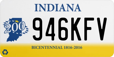 IN license plate 946KFV