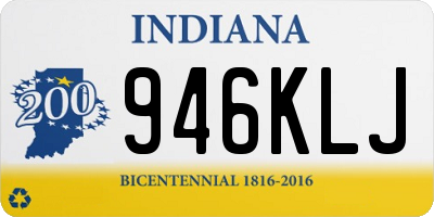 IN license plate 946KLJ