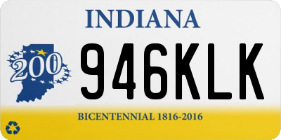 IN license plate 946KLK