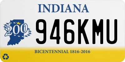 IN license plate 946KMU