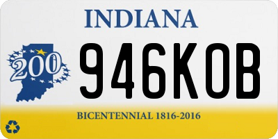 IN license plate 946KOB