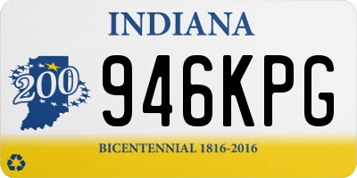 IN license plate 946KPG