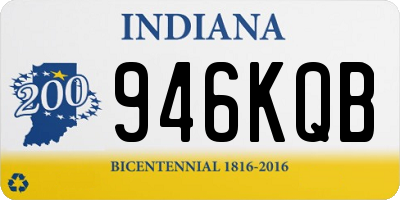 IN license plate 946KQB