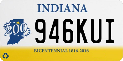 IN license plate 946KUI