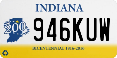 IN license plate 946KUW