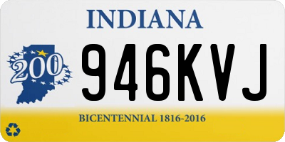 IN license plate 946KVJ