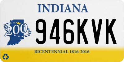 IN license plate 946KVK