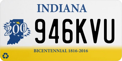 IN license plate 946KVU