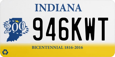 IN license plate 946KWT