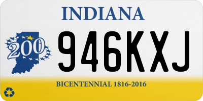 IN license plate 946KXJ