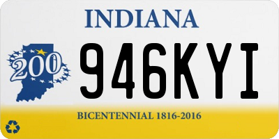 IN license plate 946KYI