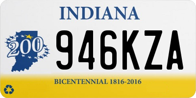 IN license plate 946KZA